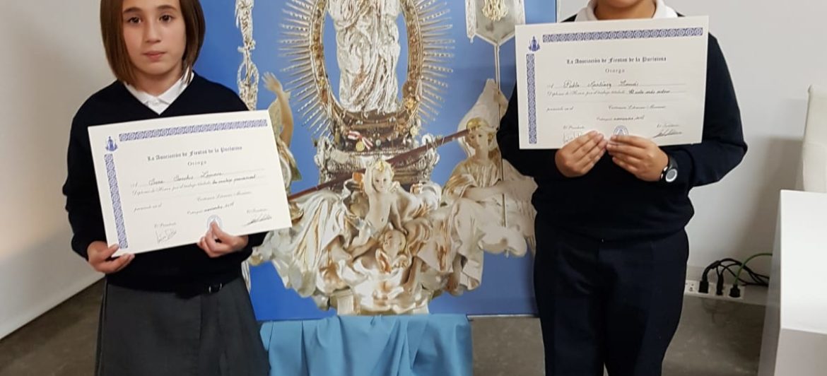 Pablo Martínez i Sara Sanchis, premiats al Certamen de la Puríssima