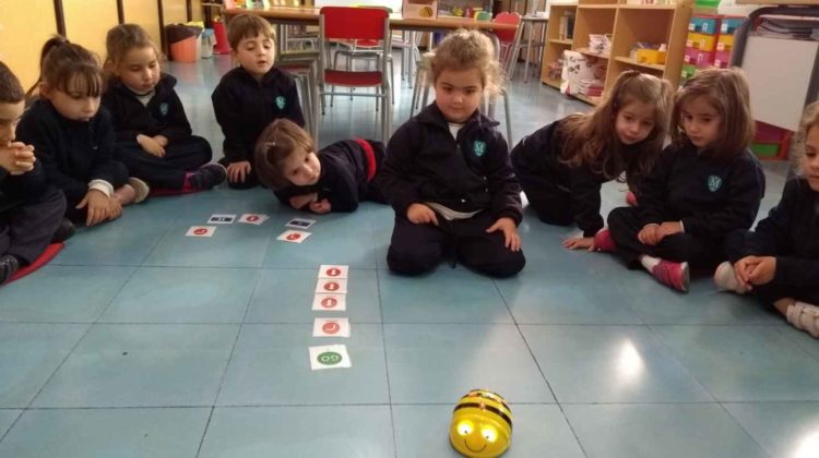 Infantil aprende con el robot Bee-bot