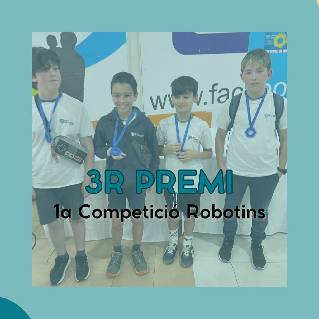 ¡Terceros en la competición de ROBOTINS!