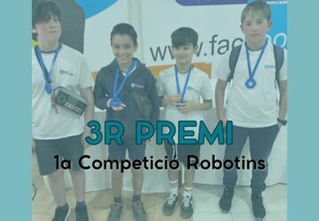 ¡Terceros en la competición de ROBOTINS!