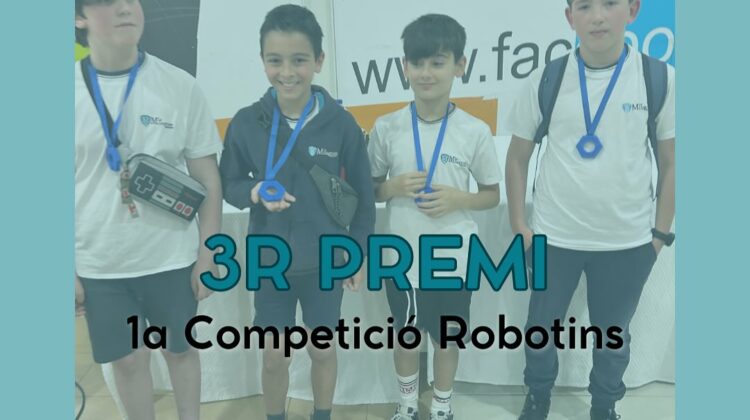 ¡Terceros en la competición de ROBOTINS!